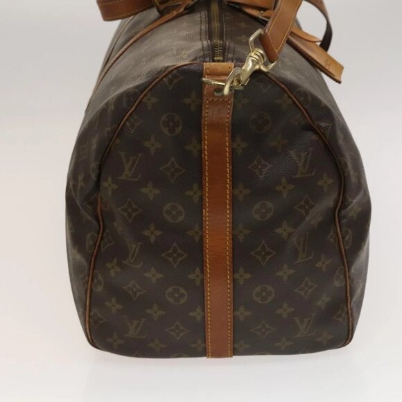 LOUIS VUITTON Monogram Keepall Bandouliere 55 Boston Bag - Picture 3 of 15